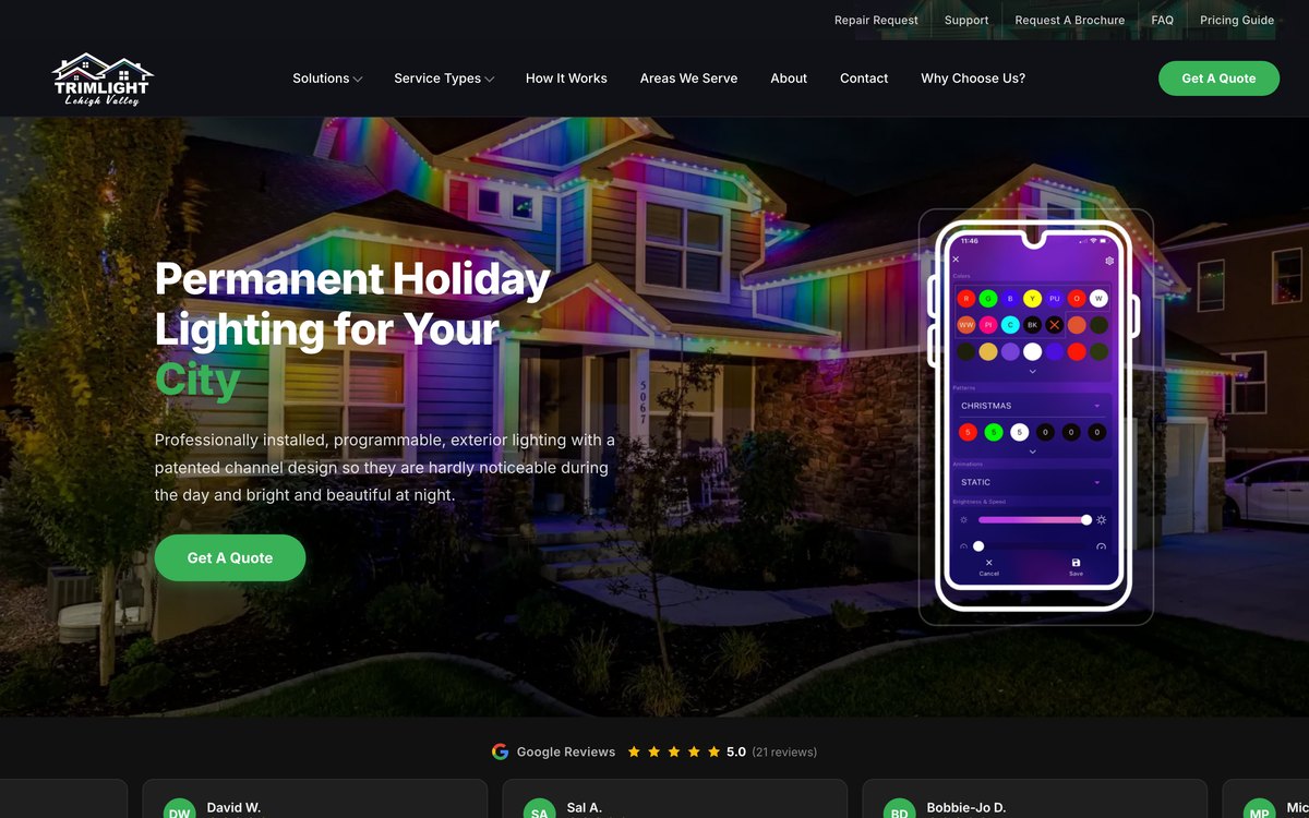 Lehigh Valley Trimlight website